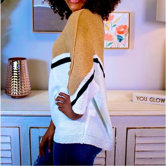 🆕🌿🤎BROWN Get Caught Up Sweater SMALL - Picture 3 of 5